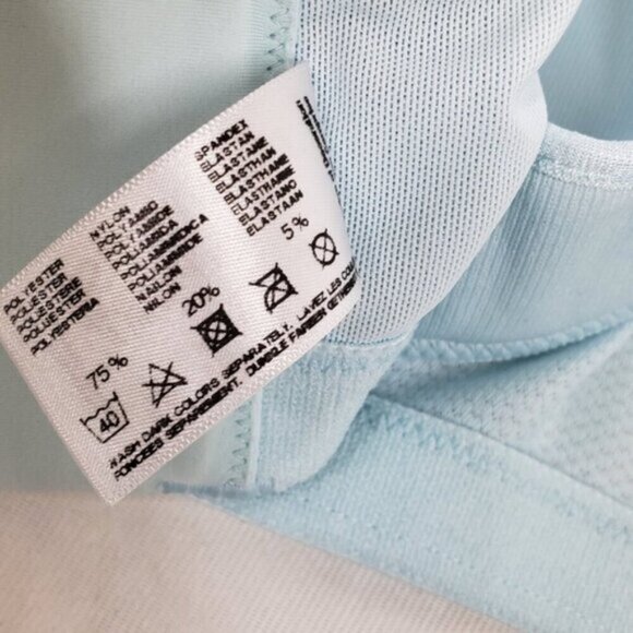 Glamorise Magic Lift Seamless Sport Bra Baby Blue 48G - Picture 7 of 10